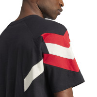 adidas Manchester United Originals T-Shirt 2024-2025 Black Red White