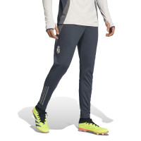 adidas Real Madrid Trainingspak 1/4-Zip Europees 2024-2025 Beige Donkergrijs Bruin