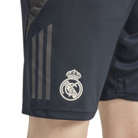 adidas Real Madrid European Training Shorts 2024-2025 Dark Grey Brown White