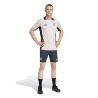 adidas Real Madrid European Training Shorts 2024-2025 Dark Grey Brown White