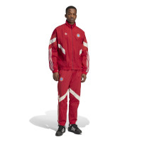 adidas Bayern München Originals Training Jacket 2024-2025 Red Beige