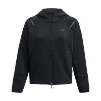 Under Armour Unstoppable Fleece Jogging Suit Full-Zip Hooded Women's Black Dark Grey