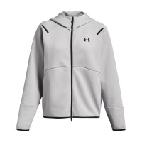 Under Armour Unstoppable Fleece Jogging Suit Full-Zip Hooded Women's Grey Black