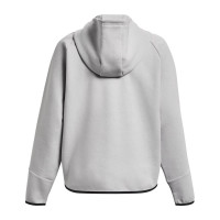 Under Armour Unstoppable Fleece Jogging Suit Full-Zip Hooded Women's Grey Black