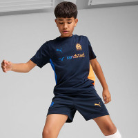 PUMA Olympique Marseille Training Shirt 2024-2025 Kids Dark Blue Orange