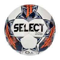 Select Master Grain Zaalvoetbal Maat 4 Wit Grijs Oranje