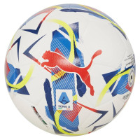 PUMA Orbita Serie A Hybrid Football Size 5 White Blue Yellow