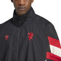 adidas Manchester United Originals Training Jacket 2024-2025 Black Red