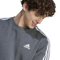 adidas Essentials Crew Sweater Dark Grey White