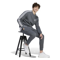 adidas Essentials Crew Sweater Dark Grey White