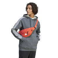 adidas Essentials Fleece Hoodie Donkergrijs Wit