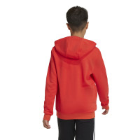 adidas Essentials Big Logo Hoodie Kids Red White