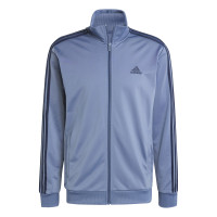 adidas Basic 3-Stripes Tricot Trainingspak Full-Zip Blauw Donkerblauw