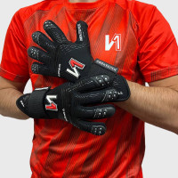 Onekeeper Viper Goalkeeper Gloves Black White Red