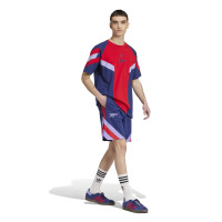 adidas Arsenal Originals Broekje 2024-2025 Donkerblauw Rood Paars