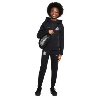 Nike Paris Saint-Germain Tech Fleece Tracksuit 2024-2025 Kids Black Anthracite Red