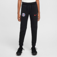 Nike Paris Saint-Germain Tech Fleece Tracksuit 2024-2025 Kids Black Anthracite Red