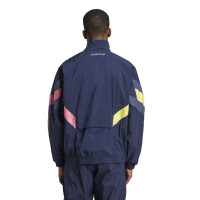 adidas Juventus Originals Training Jacket 2024-2025 Dark Blue Yellow Pink
