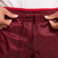 Nike Liverpool Trainingspak Woven Hooded 2024-2025 Bordeauxrood Geel