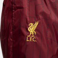 Nike Liverpool Trainingspak Woven Hooded 2024-2025 Bordeauxrood Geel
