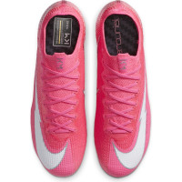 Nike Mercurial Vapor 13 ELITE KM GRAS VOETBALSCHOENEN (FG) Roze Wit