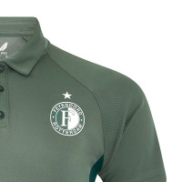 Castore Feyenoord Presentatie Polo 2024-2025 Groen Donkergroen
