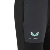 Castore Feyenoord Travel Trainingspak Full-Zip 2024-2025 Zwart Donkergrijs Lichtblauw