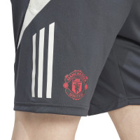 adidas Manchester United European Training Short 2024-2025 Dark Grey White Red