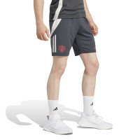 adidas Manchester United European Training Short 2024-2025 Dark Grey White Red