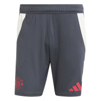adidas Manchester United European Training Short 2024-2025 Dark Grey White Red