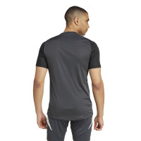 adidas Manchester United European Training Shirt 2024-2025 Dark Grey Black Red White