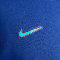 Nike Chelsea Club Hoodie 2024-2025 Blue Light Blue Orange