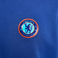 Nike Chelsea Club Hoodie 2024-2025 Blue Light Blue Orange