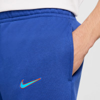 Nike Chelsea Club Sweat Pants 2024-2025 Blue Light Blue Orange