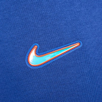 Nike Chelsea Club Sweat Pants 2024-2025 Blue Light Blue Orange