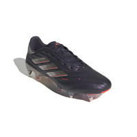 adidas Copa Pure 2 Elite Iron Nop Football Shoes (SG) Dark Purple Silver Pink
