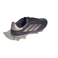 adidas Copa Pure 2 Elite Iron Nop Football Shoes (SG) Dark Purple Silver Pink