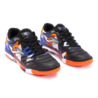 Joma Regate Rebound Zaalvoetbalschoenen (IN) Zwart Oranje Blauw