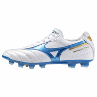 Mizuno Morelia II Pro Gras Football Shoes (FG) White Blue Gold