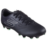 Skechers Razor 1.5 Academy Gras Football Shoes (FG) Black Silver Green