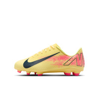 Nike Mercurial Vapor 16 Mbappé Club Gras / Kunstgras Voetbalschoenen (MG) Kids Geel Roze Oranje