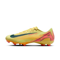 Nike Zoom Mercurial Vapor 16 Mbappé Academy Grass/Artificial Grass Football Shoes (MG) Yellow Pink Orange