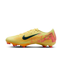 Nike Zoom Mercurial Vapor 16 Mbappé Academy Grass/Artificial Grass Football Shoes (MG) Yellow Pink Orange