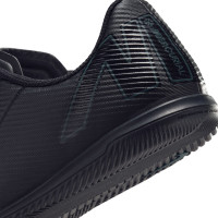 Nike Mercurial Vapor 16 Club Zaalvoetbalschoenen (IN) Kids Zwart Donkergroen