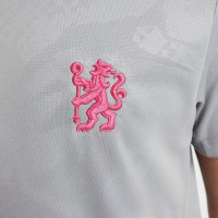 Nike Chelsea Pre-Match Training Shirt 2024-2025 Kids Grey Black Pink