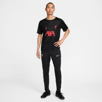 Nike Liverpool Pre-Match Training Shirt 2024-2025 Black Yellow Red