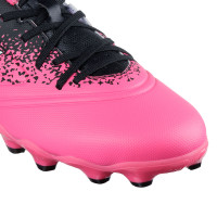 Skechers Razor 1.5 Grass Football Shoes (FG) Kids Black Pink