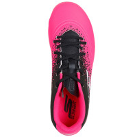 Skechers Razor 1.5 Grass Football Shoes (FG) Kids Black Pink