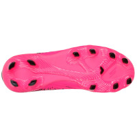 Skechers Razor 1.5 Grass Football Shoes (FG) Kids Black Pink