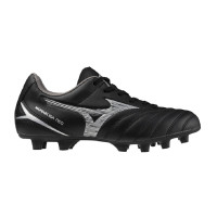 Mizuno Monarcida Neo III Select Gras Football Shoes (FG) Kids Black Silver